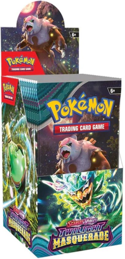 Pokémon Scarlet & Violet Twilight Masquerade Halve Booster Box - 18 Packs -